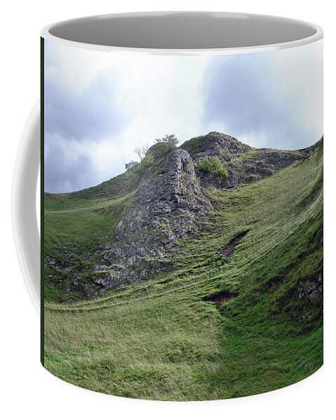 Bright Coffee Mug featuring the photograph Grassy Slopes of Thorpe Cloud by Rod Johnson