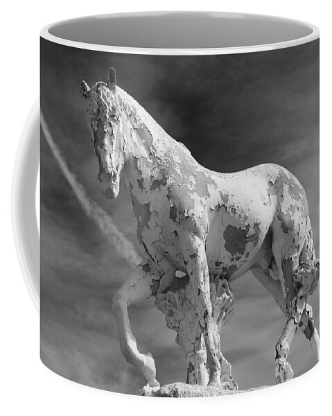Horse Coffee Mug featuring the photograph Well Weathered by Rand Ningali
