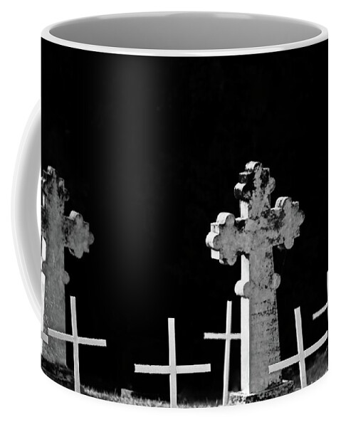  Coffee Mug featuring the photograph Graveyard Where they all rest by Brian Sereda