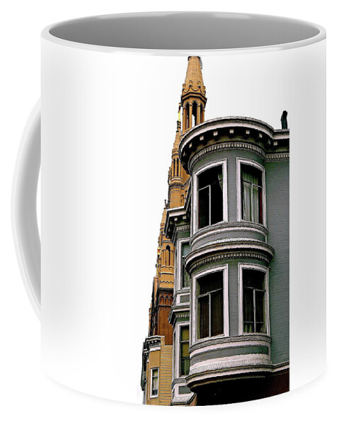 San Francisco Coffee Mug featuring the photograph Gray By The Bay by Ira Shander