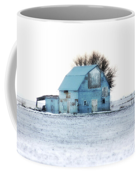 Barn Coffee Mug featuring the photograph Grays by Julie Hamilton