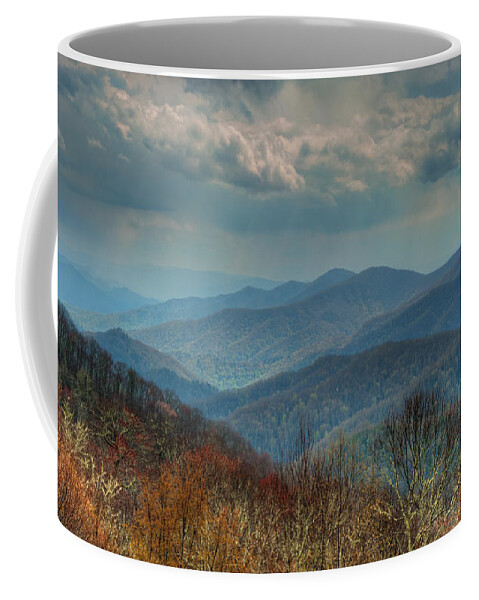 Great Smoky Mountains Coffee Mug featuring the photograph Great Smoky Mountains by Brenda Jacobs