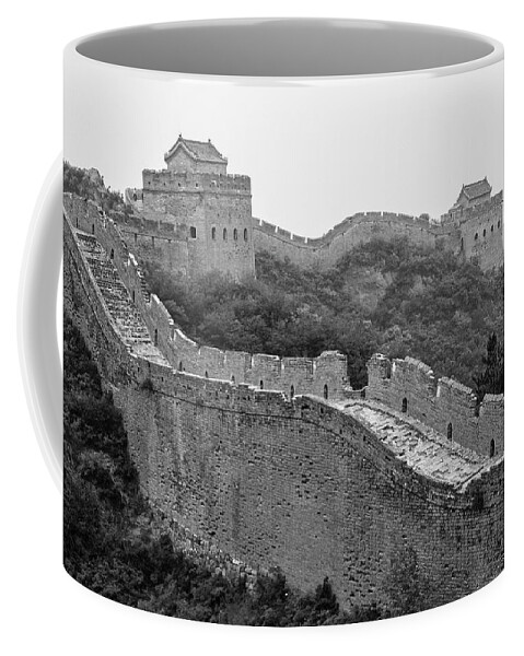 Jinshanling Coffee Mug featuring the photograph Great wall 8, Jinshanling, 2016 by Hitendra SINKAR