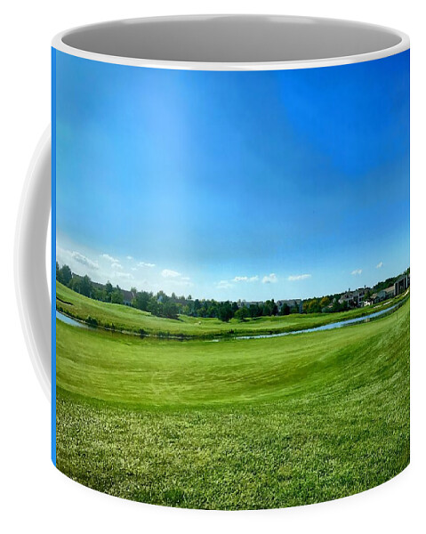 Landscape Coffee Mug featuring the photograph Green Acres 2018 by Chris Montcalmo