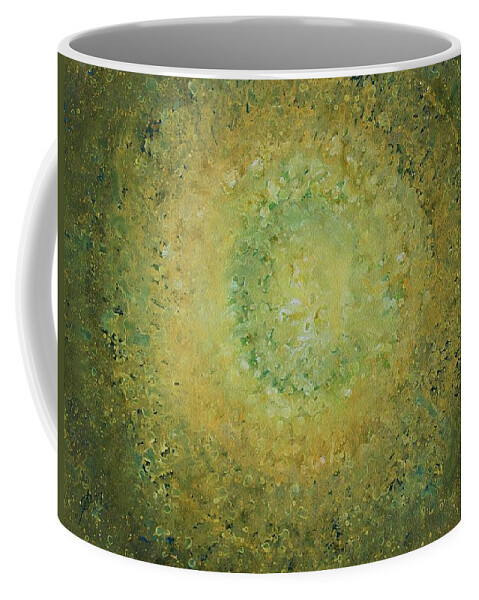 Green Day Coffee Mug featuring the painting Green Day original painting by Sol Luckman