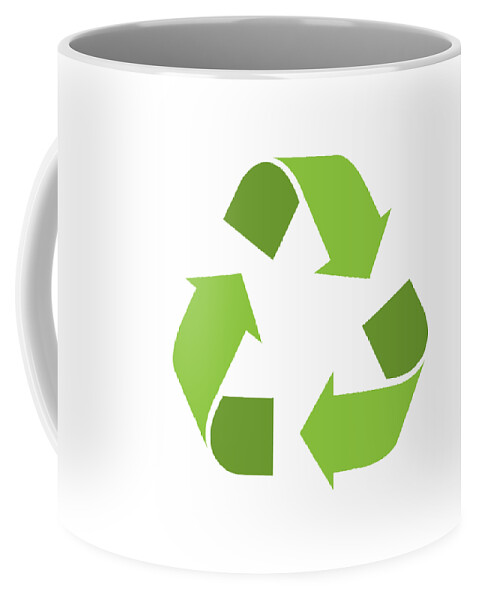 Green Reduce, Reuse, Recycle, Repurpose Mother Earth Coffee Mug by Tina  Lavoie - Pixels