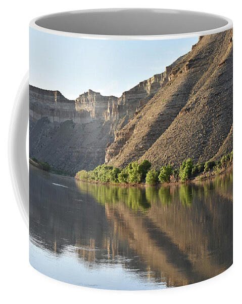 River Coffee Mug featuring the photograph Green River Meander by Ben Foster