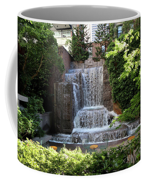 Greenacre Coffee Mug featuring the photograph Greenacre Pocket Park by Steven Spak