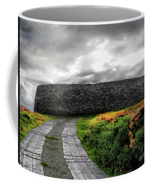 Grianan Of Aileach Coffee Mug featuring the photograph Grianan Fort by Nina Ficur Feenan