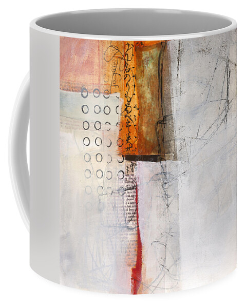 Jane Davies Coffee Mug featuring the painting Grid 8 by Jane Davies