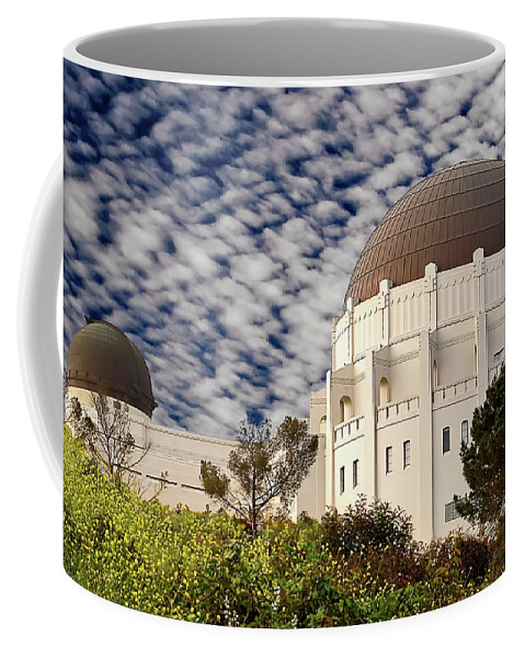 Endre Coffee Mug featuring the photograph Griffith Park Observatory by Endre Balogh