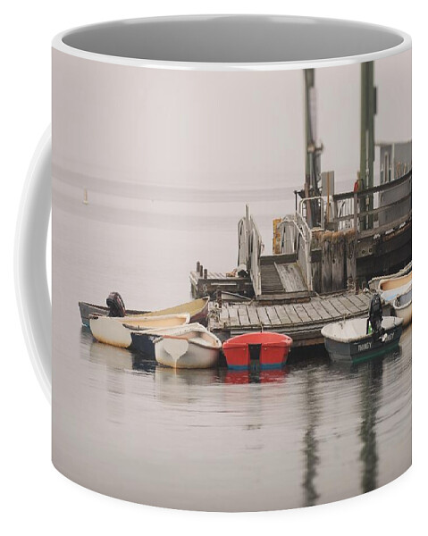 Boats Coffee Mug featuring the photograph Group Meeting by Jewels Hamrick