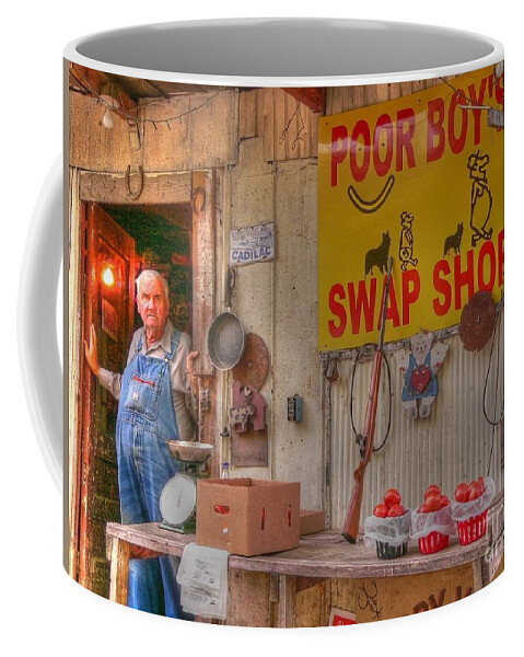 Swap Shop Coffee Mug featuring the photograph Gun in your pocket -- or just happy to see me by David Bearden