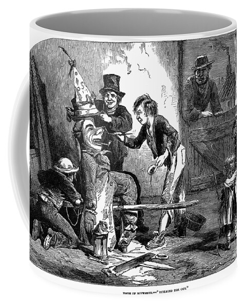 1853 Coffee Mug featuring the photograph Guy Fawkes Day, 1853 by Granger
