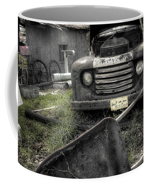 Truck Coffee Mug featuring the photograph Haint For Sale by Mike Eingle