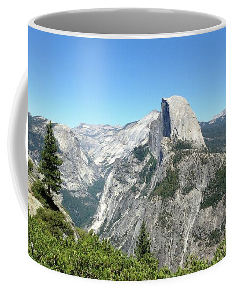 Yosemite Coffee Mug featuring the photograph Half Dome from Inspiration Point by Jeff Hubbard