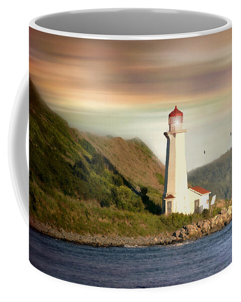 Halifax Coffee Mug featuring the photograph Halifax Harbor Lighthouse by Diana Angstadt