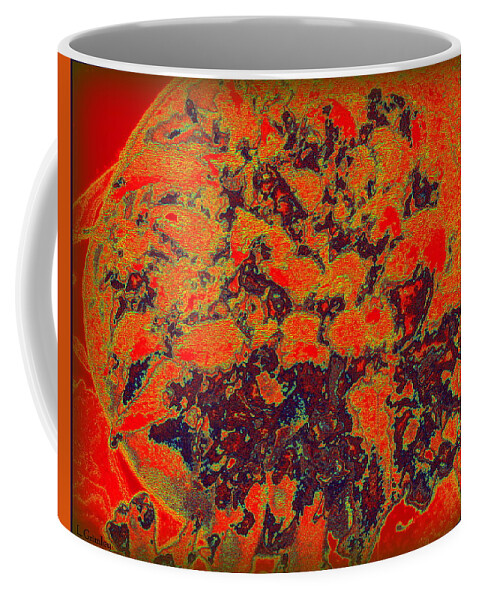 Art Photography Coffee Mug featuring the digital art The Eyes of Halloween by Lessandra Grimley