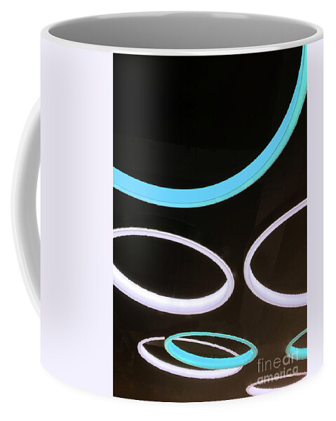 Abstract Coffee Mug featuring the photograph Halos on the Ceiling by Rick Locke - Out of the Corner of My Eye