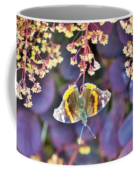 Butterfly Coffee Mug featuring the photograph Hanging out Wichita by Merle Grenz