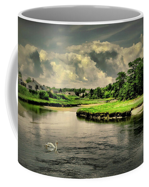 Kennebunkport Maine Coffee Mug featuring the photograph Gooch's Creek by Diana Angstadt