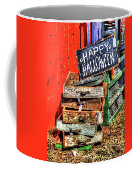 Happy Coffee Mug featuring the photograph Happy Halloween by J Laughlin