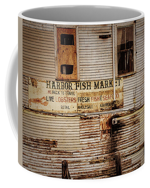 Harbor Fish Market Coffee Mug featuring the photograph Harbor Fish Market by Mick Burkey