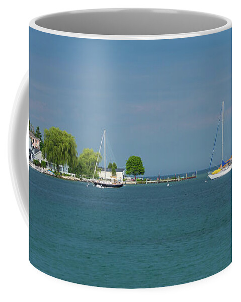 Mackinac Island Coffee Mug featuring the photograph Harbor Mackinac Island by Jennifer White