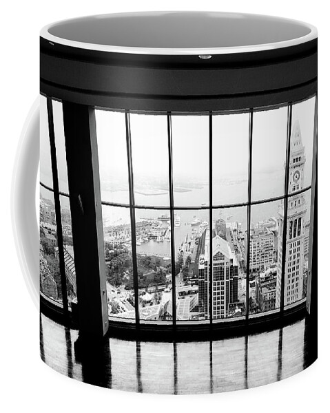 Boston Coffee Mug featuring the photograph Harbor View by Greg Fortier