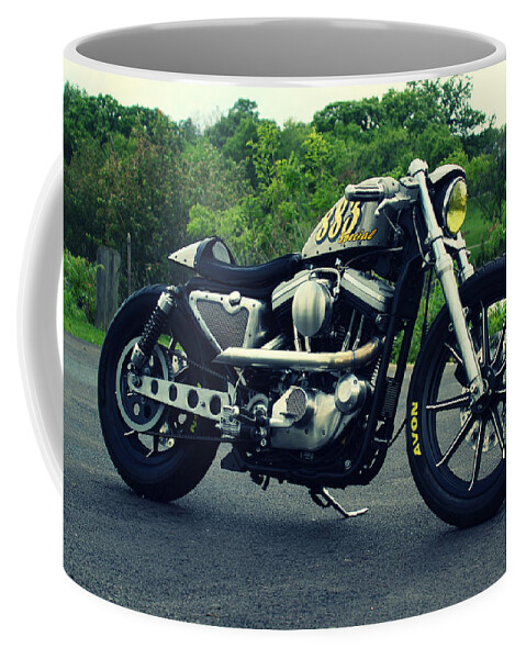 Harley Davidson Iron 883 Coffee Mug featuring the photograph Harley Davidson iron 883 by Jackie Russo
