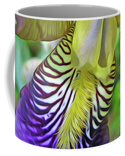 Flower Coffee Mug featuring the digital art Harmony 4 by Lynda Lehmann
