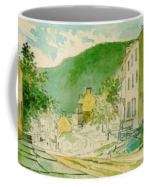 Harpers Ferry West Virginia 1873 Coffee Mug featuring the photograph Harpers Ferry West Virginia 1873 by Padre Art