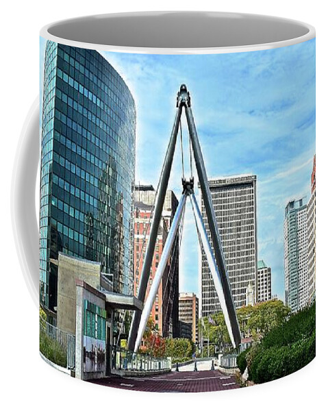 Hartford Coffee Mug featuring the photograph Hartford City Connecticut by Frozen in Time Fine Art Photography