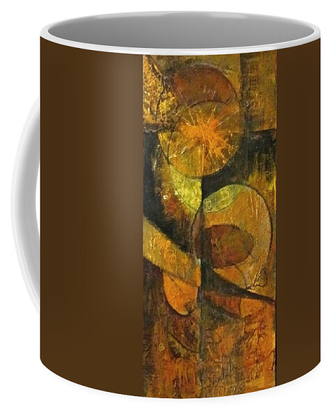 Abstract Coffee Mug featuring the painting Harvest by Barbara O'Toole