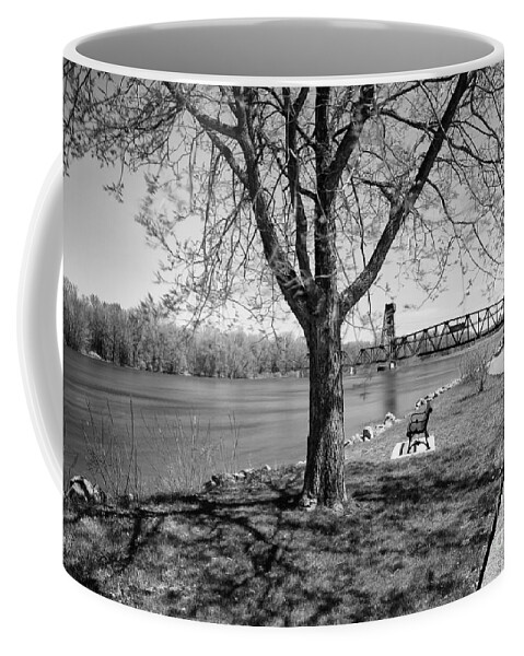 Hastings Coffee Mug featuring the photograph Hastings Levee Park by Jimmy Ostgard