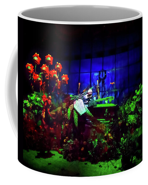 Magic Kingdom Coffee Mug featuring the photograph Haunted Mansion's Nightmare Before Christmas by Mark Andrew Thomas