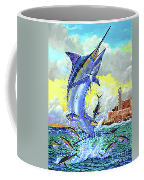 Fishing Coffee Mug featuring the painting Havana by Carey Chen