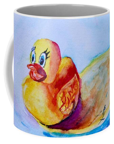 Have A Quacking Good Time Coffee Mug featuring the painting Have A Quacking Good Time by Beverley Harper Tinsley