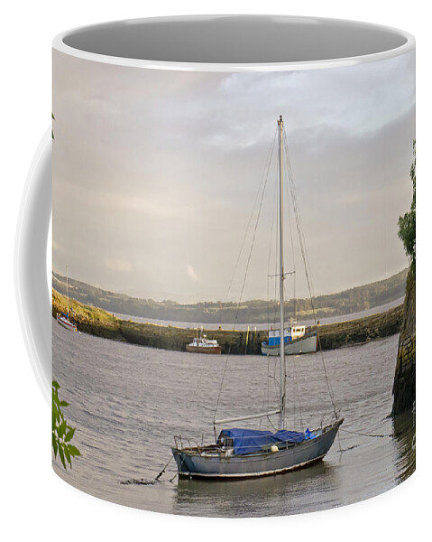 Haven Coffee Mug featuring the photograph Haven. Smooth water. by Elena Perelman