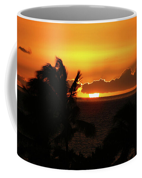 Sunset Coffee Mug featuring the photograph Hawaiian Sunset by Anthony Jones