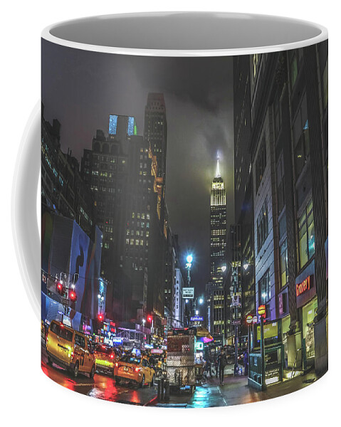 Nyc Coffee Mug featuring the photograph Hazy in Manhattan by Jimmy McDonald