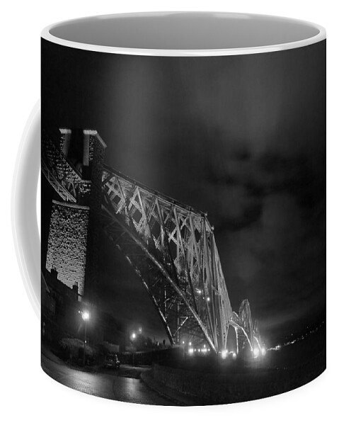 North Queensferry Coffee Mug featuring the photograph Hazy lights in the night by Elena Perelman