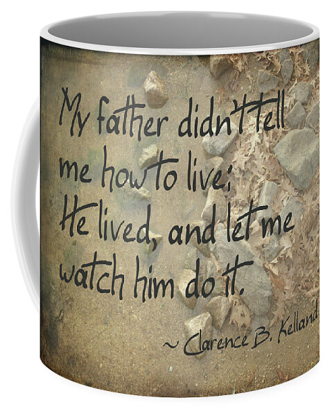 Wright Coffee Mug featuring the photograph He Let Me Watch Him by Paulette B Wright