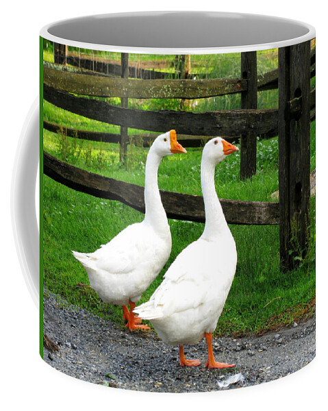Animals Coffee Mug featuring the photograph Headin' Home by Deborah Crew-Johnson