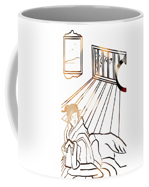  Coffee Mug featuring the painting Healing . Energy by John Gholson