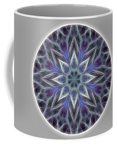 Mandala Coffee Mug featuring the digital art Health and Happiness Mandala by Beth Sawickie