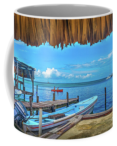 Caye Caulker Belize Coffee Mug featuring the photograph Healthy lifestyle motivation by David Zanzinger