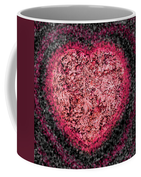 Heart Coffee Mug featuring the digital art Heart Beat by Hazy Apple