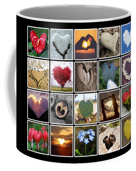 Heart Coffee Mug featuring the mixed media Heart To Art by Dave Lee