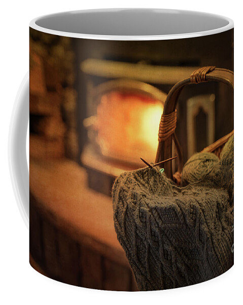 Fireplace Coffee Mug featuring the photograph Hearth and Home by Nicki McManus